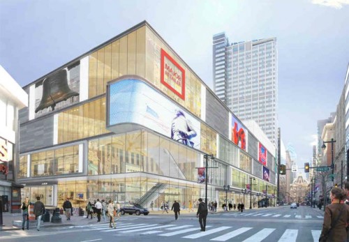 Proposal for Philly's East Market Street (Courtesy Philly Daily News)