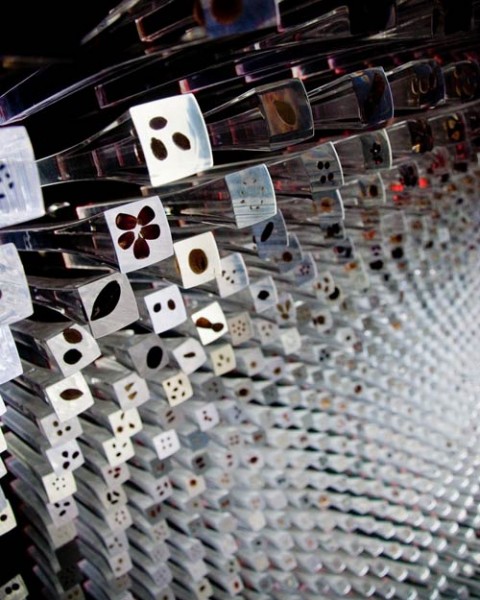 Detail of Heatherwick's Seed Cathedral (Photo by James Scott/Flickr)