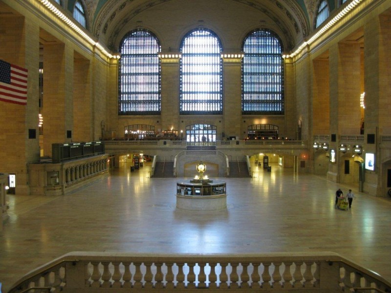 An empty Grand Central Station. (Courtesy MTA/Marjorie Anders)