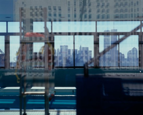 Dive with a WTC View, 1990 by Tuca Reines.