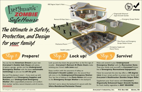 Everyman's Zombie Safe House. (Courtesy Zombie Safe House)