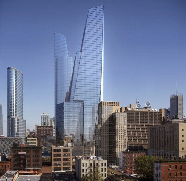 The office towers of Hudson Yards. (Courtesy KPF)