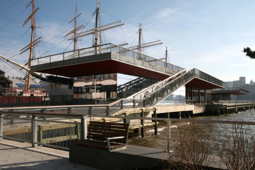 The SHoP designed Pier 15 opened to the public today. (Stoelker/AN)