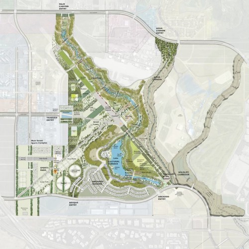 Overall plan of the Great Park. (Courtesy Orange County Great Park)