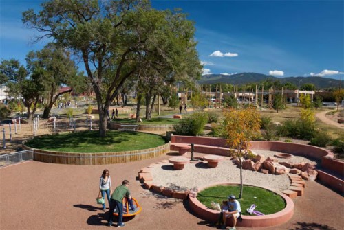 Santa Fe Railyard Park and Plaza by Frederic SCHWARTZ Architects with Ken Smith Landscape Architect.