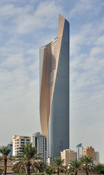 Skidmore, Owings & Merrill, Al Hamra Firdous Tower, Kuwait City, Kuwait (Courtesy SOM).