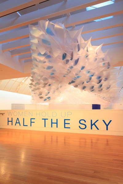 Layer's "Wish Canopy" for Women Hold Up Half The Sky. (Skirball Center)