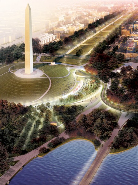 Washington Monument grounds. (Courtesy OLIN & Weiss/Manfredi)