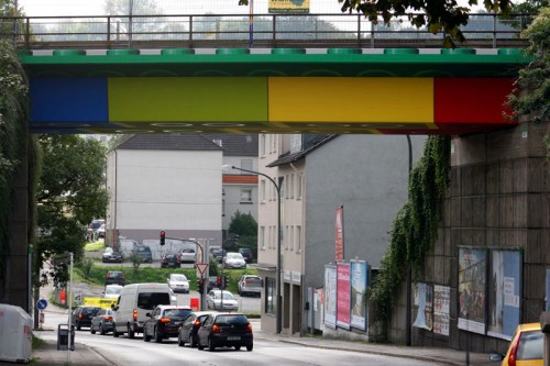 A Lego-bridge in Germany by MEGX. (Courtesy MEGX)