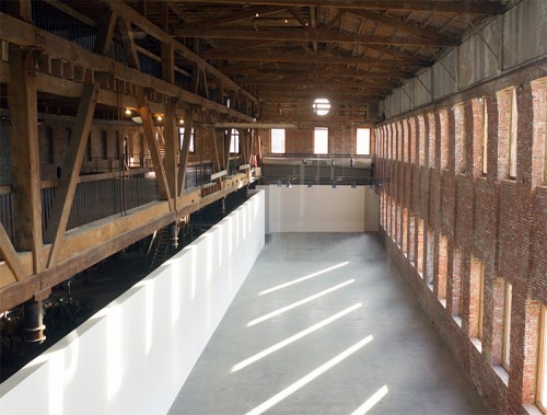 An exhibition space in Red Hook, Brooklyn. (Dustin Yellin)