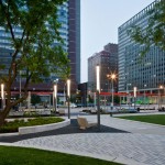 Downtown Cleveland’s Perk Park, post-renovation. (Image Courtesy Scott Pease / Pease Photography.)