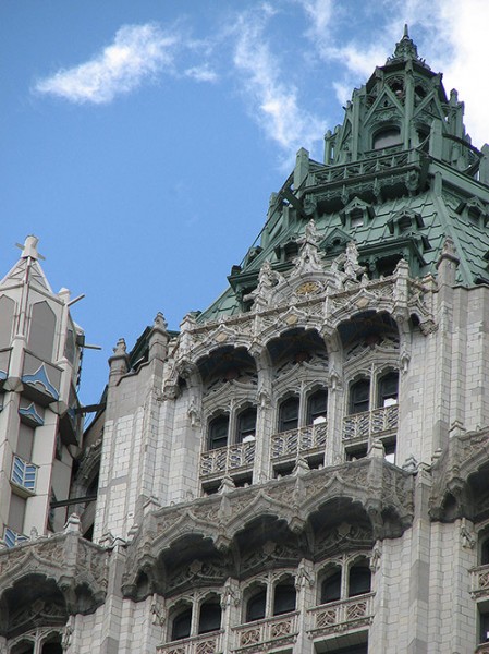 Detail of the Woolworth Building. (Michael Daddino/Flickr)