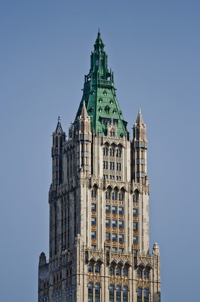 Top of the Woolworth Building. (Nicola since 1972/Flickr)