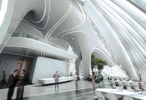Zaha Hadid's proposal. (Courtesy Zaha Hadid Architects)