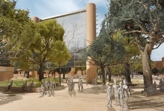 Frank Gehry's design for the Eisenhower Memorial. (Courtesy NCDC)