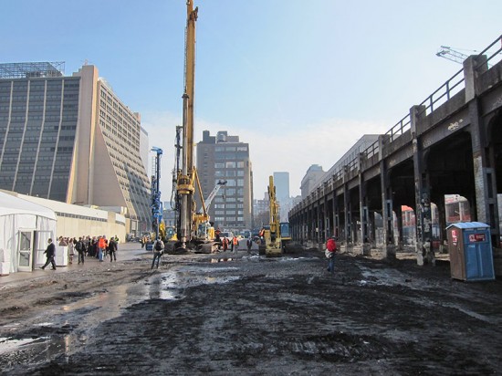 The Hudson Yards site on Manhattan's West Side. (Branden Klayko / AN)