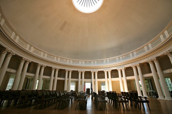 Inside the University of Virginia Rotunda. (Alex Proimos / Flickr)