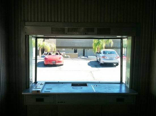 The building will keep its original drive through teller window. (Sam Lubell) 
