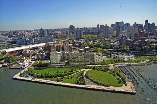 Rogers Marvel-designed mixed-use building in Brooklyn Bridge Park. (Courtesy Rogers Marvel)