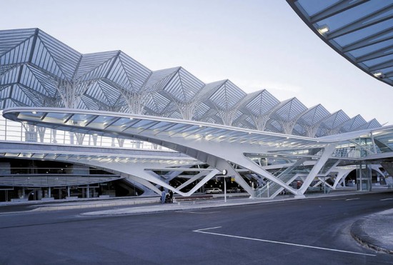 Santiago Calatrava's Oriente Station in Lisbon, Portugal. (Courtesy Santiago Calatrava)