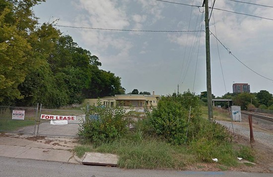 Site of the proposed Raleigh Beach. (Courtesy Google)