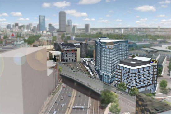 First phase rendering of Fenway Center in Boston. (Courtesy Meredith Management Corporation) 