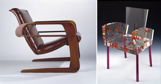 Chairs from SFMOMA's collection. (Courtesy SFMOMA)