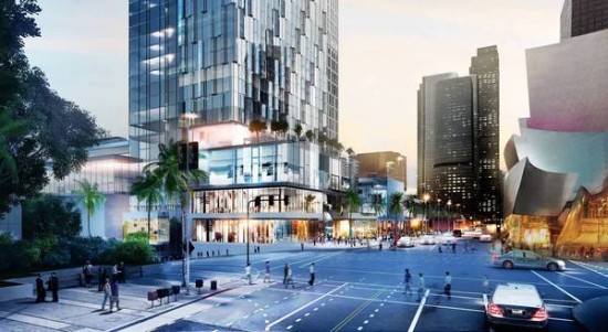 Rendering of the Grand Avenue Development (Grand Ave L.A.) 