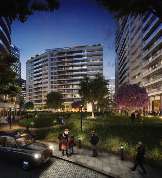 DBOX for Canary Wharf Group - Wood Wharf - Riverside Gardens