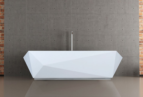 Hariri & Hariri's Crystalline bath tub for  Clarke Architectural. (Clarke Architectural)