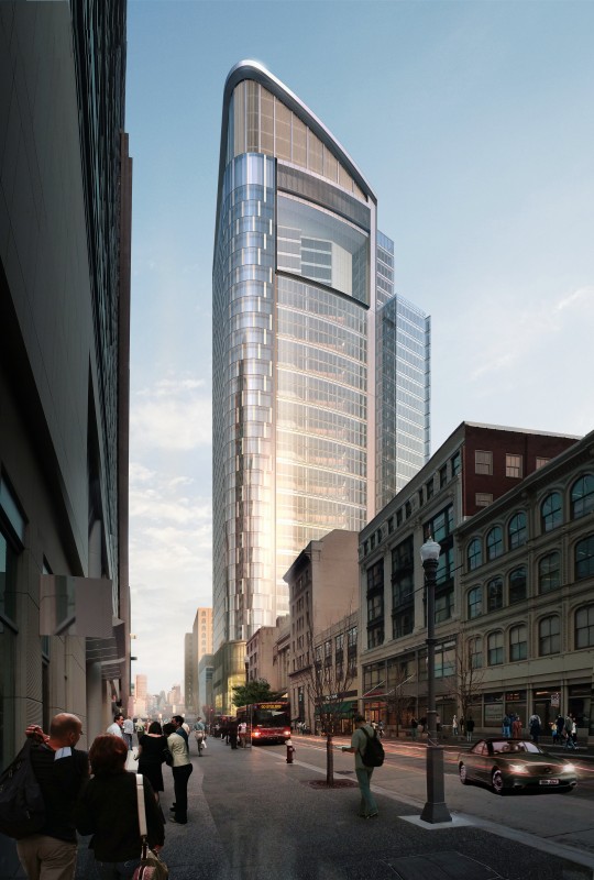 The Tower, towering. (Courtesy Gensler)