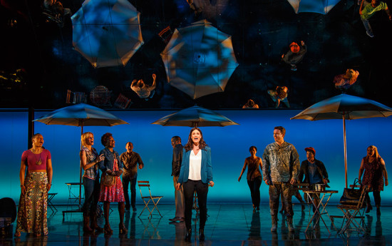 Idina Menzel and the cast of If/Then. (Joan Marcus)