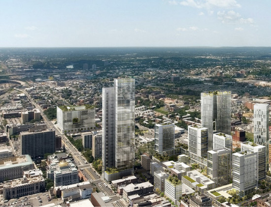 The SoMa plan in Downtown Newark. (Courtesy Richard Meier & Partners)