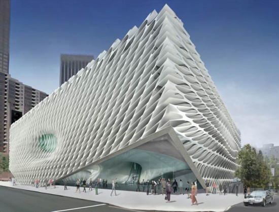 One of six Dialog Workshops will focus on the use of glass fiber reinforced concrete in facade design, as in the Broad Museum. (Courtesy Diller Scofidio + Renfro)