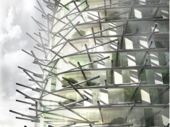 Recycled Skyscraper London (Courtesy Chartier-Corbasson)