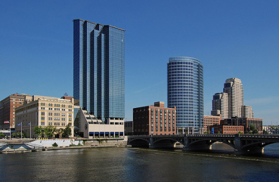 Grand Rapids, home to Michigan's first bus rapid transit line. (Ian Freimuth via Flickr)