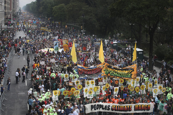 The People's Climate March in New York City. (Flickr / can.international)  