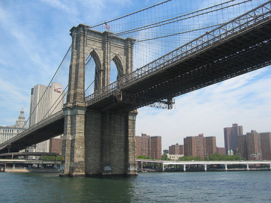 The Brooklyn Bridge. ( Flickr  / Adam Fagen)