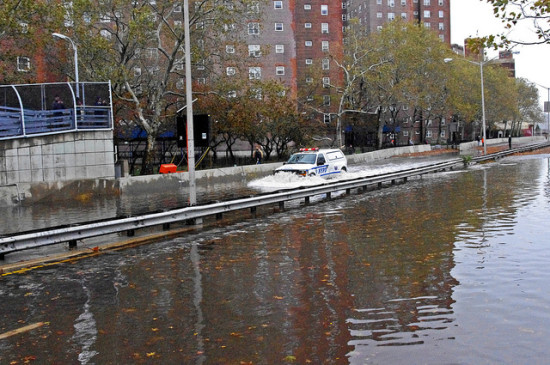 Flooding on the FDR during Hurricane Sandy. (Flickr / david_shankbone)