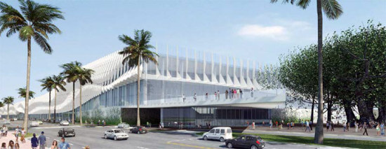 Miami Beach Convention Center. (Courtesy Fentress Architects / association with Arquitectonica)