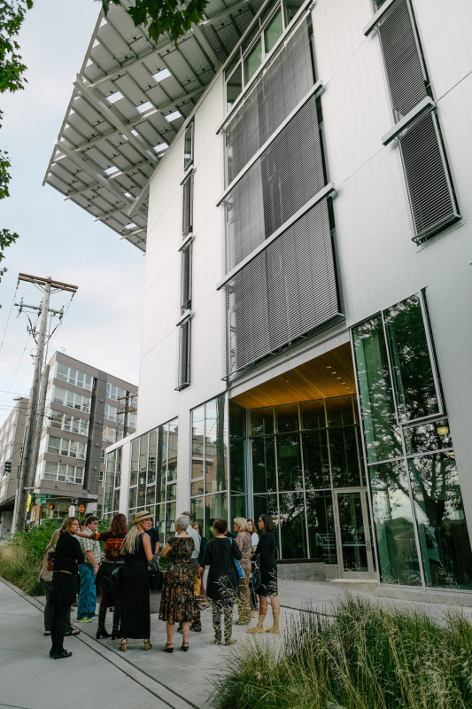 Miller Hull's Bullitt Center has been called "the greenest office building in the world." (Taomeister / Flickr)