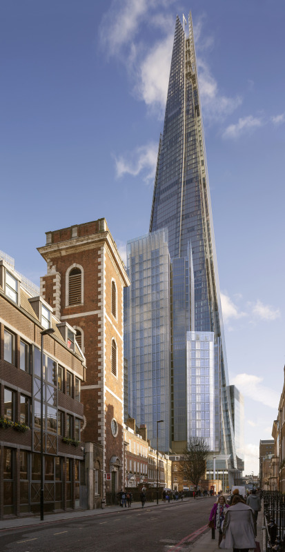 "The Shardette" and "The Shard." (Courtesy Renzo Piano Building Workshop) 