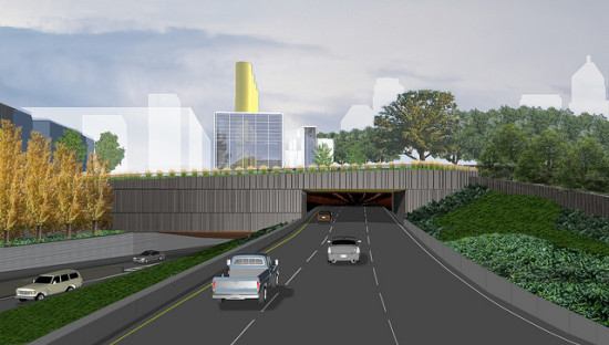 Rendering of new entrance to the Alaskan Way Viaduct (WSDOT) 