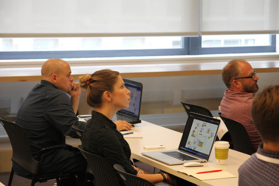 Workshop attendees benefit from one-on-one instruction using real-world examples.