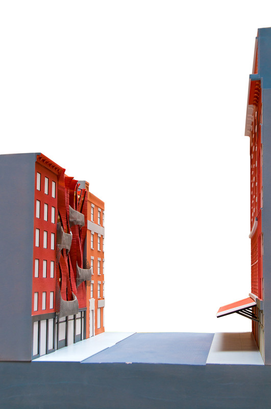 Model of 187 Franklin. (Courtesy SYSTEMarchitects)
