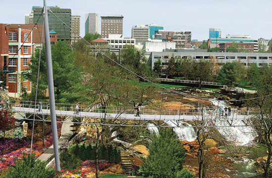 Falls Park on the Reedy, Greenville, SC (Courtesy Rosales and Partners)