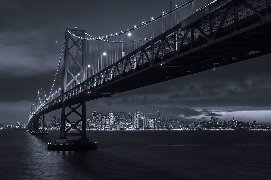 San Francisco never looked as grand as in this nighttime time lapse video