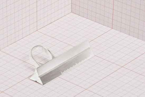 Miniature scale ruler ring by architect Damien Delgado-Elias (Courtesy Simon & Barrere)