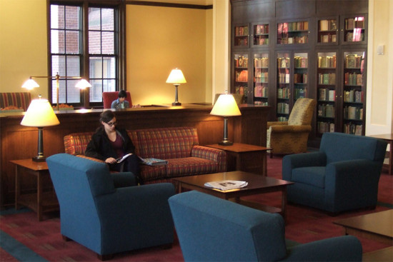 Inside the library. (Courtesy Smith College)
