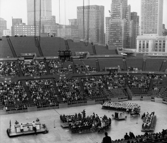 The Civic Arena in Pittsburgh, Easter Sunrise Service, 1963 (Courtesy Brady Stewart Studio) 